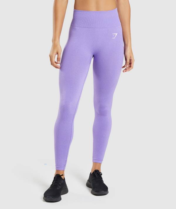 Damske Legíny Gymshark Vital Seamless 2.0 Svetlo Nachový | UK0234769
